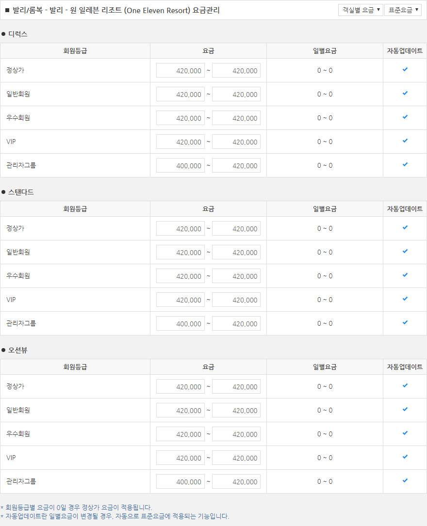 [여행사 숙소관리] 여행사 솔루션 / 숙소관리 이용방법 안내 화면 4